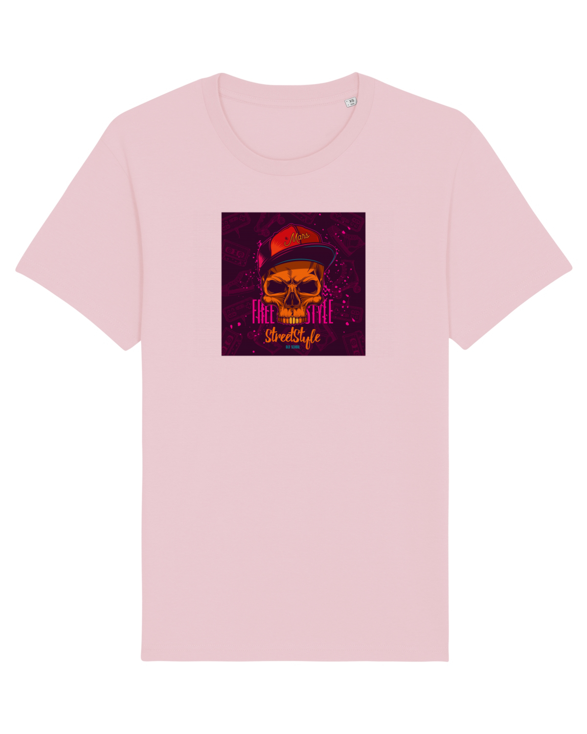 Tricou mânecă scurtă Unisex Rocker Cotton Pink