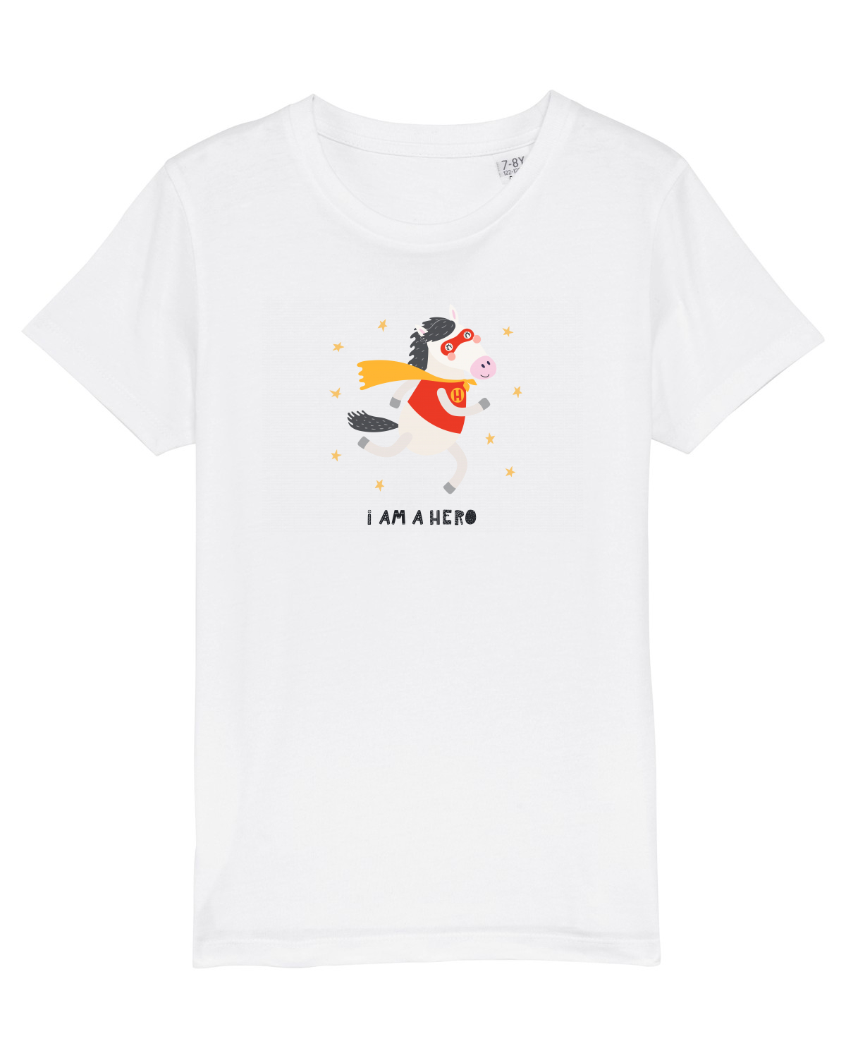 Tricou mânecă scurtă  Copii Mini Creator White