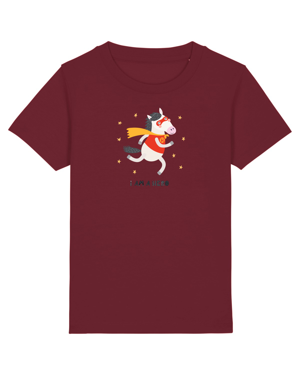 Tricou mânecă scurtă  Copii Mini Creator Burgundy