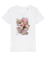 Iubire pentru trandafiri  Tricou mânecă scurtă  Copii Mini Creator
