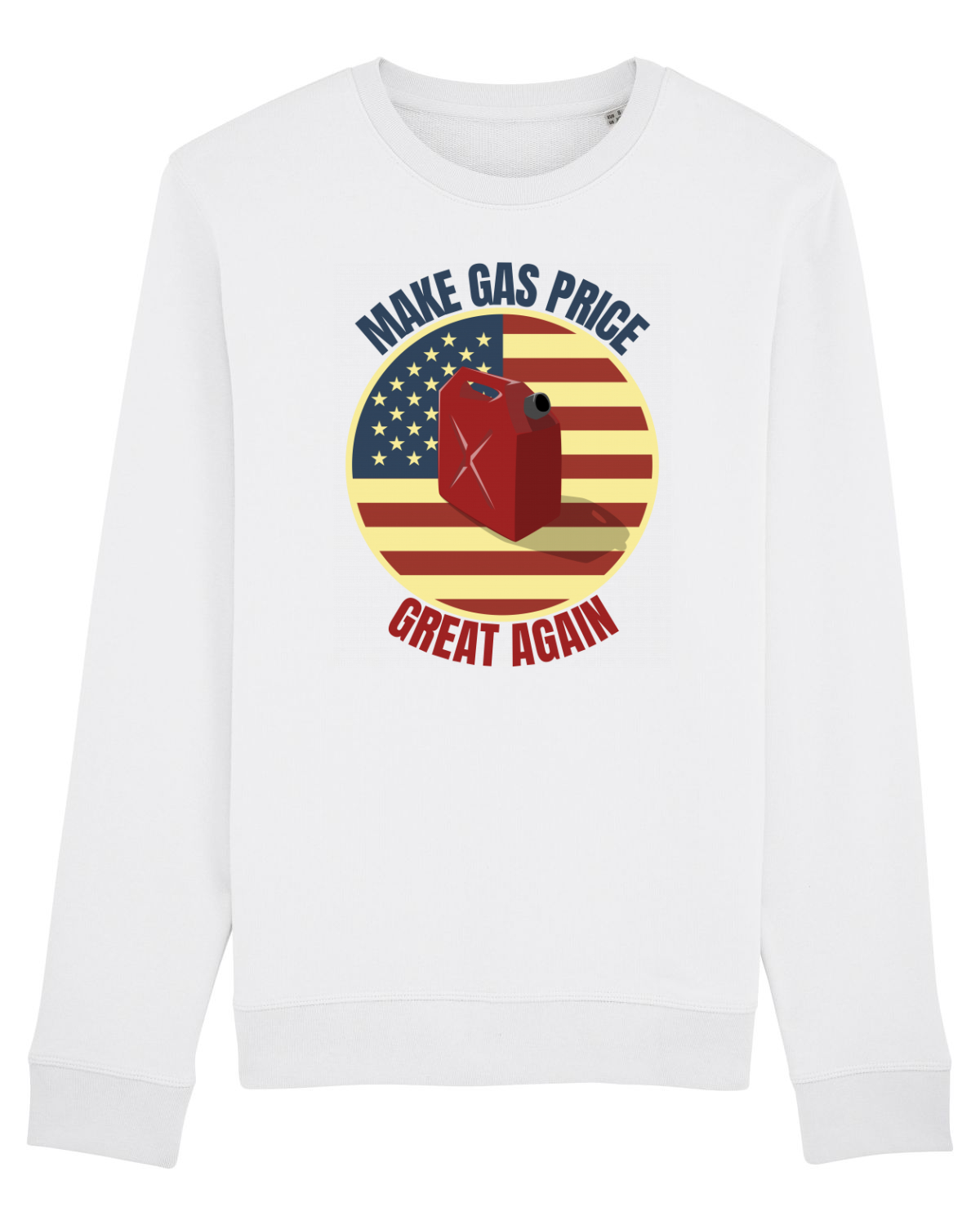 Bluză mânecă lungă Unisex Rise White