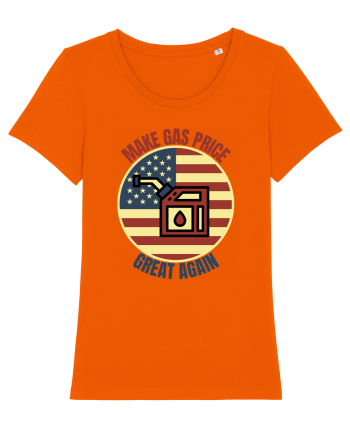 Make Gas Price Great Again  Bright Orange
