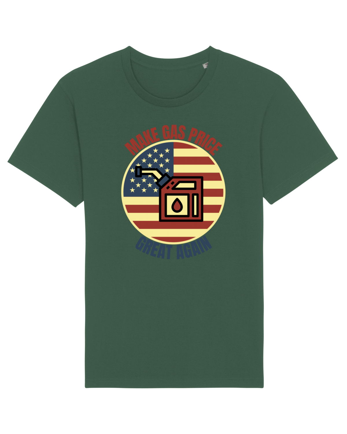 Tricou mânecă scurtă Unisex Rocker Bottle Green