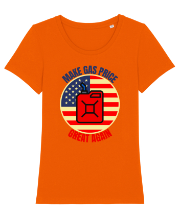 Make Gas Price Great Again  Bright Orange