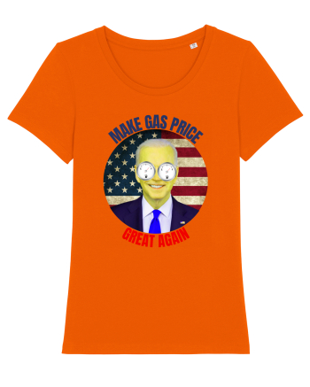 Make Gas Price Great Again  Bright Orange