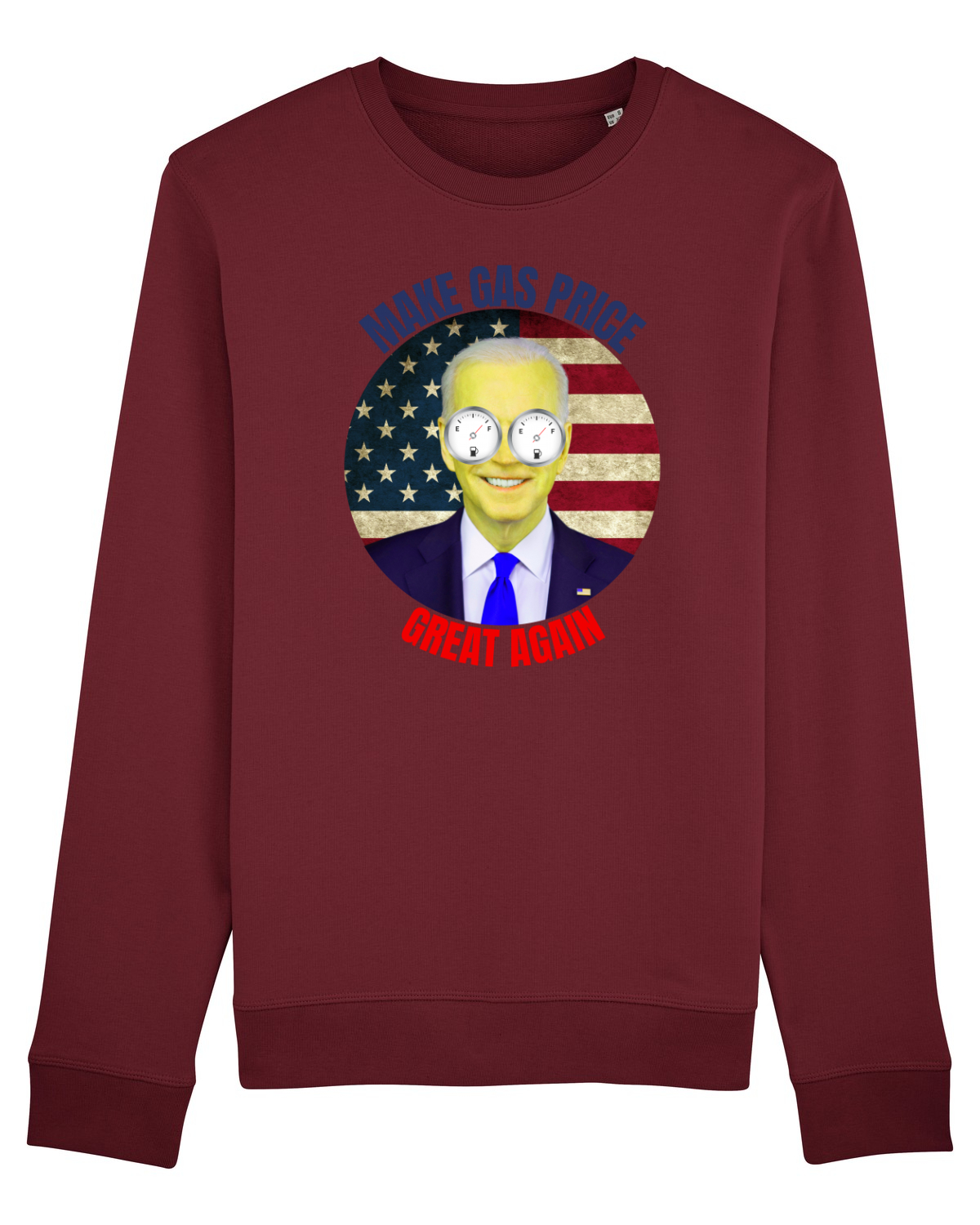 Bluză mânecă lungă Unisex Rise Burgundy