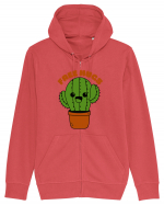 Free Hugs Kawaii Cactus Hanorac cu fermoar Unisex Connector