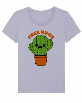 Free Hugs Kawaii Cactus Lavender
