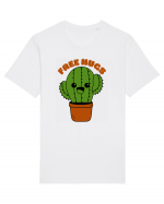 Free Hugs Kawaii Cactus Tricou mânecă scurtă Unisex Rocker