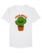 Free Hugs Kawaii Cactus Tricou mânecă scurtă guler larg Bărbat Skater