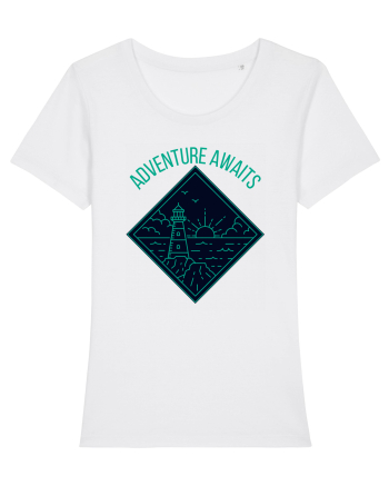 Adventure Awaits  White