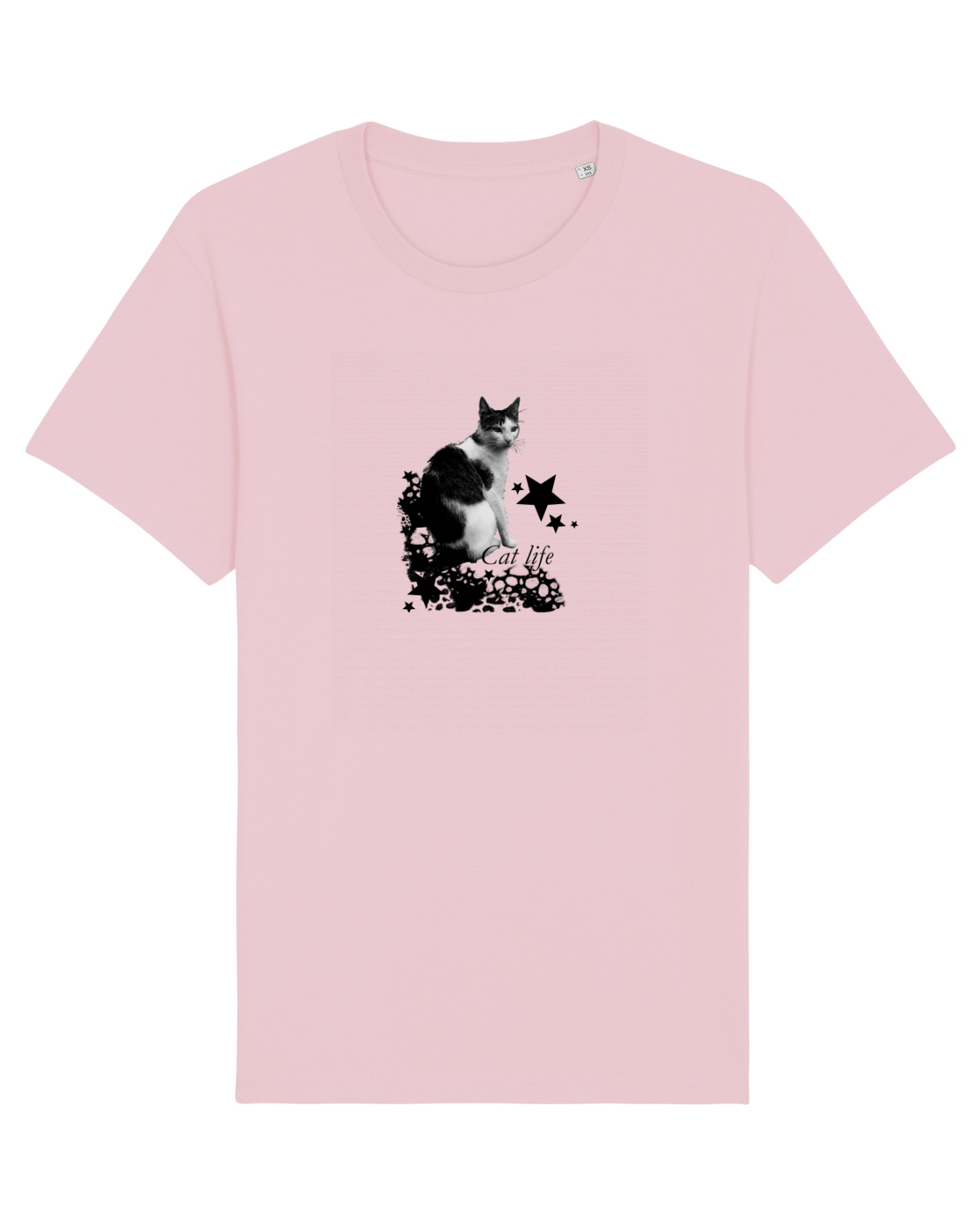 Tricou mânecă scurtă Unisex Rocker Cotton Pink