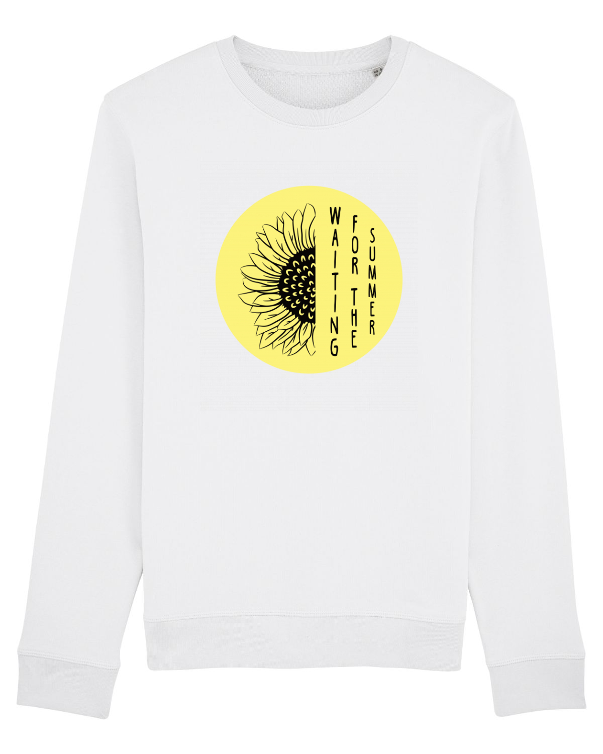 Bluză mânecă lungă Unisex Rise White