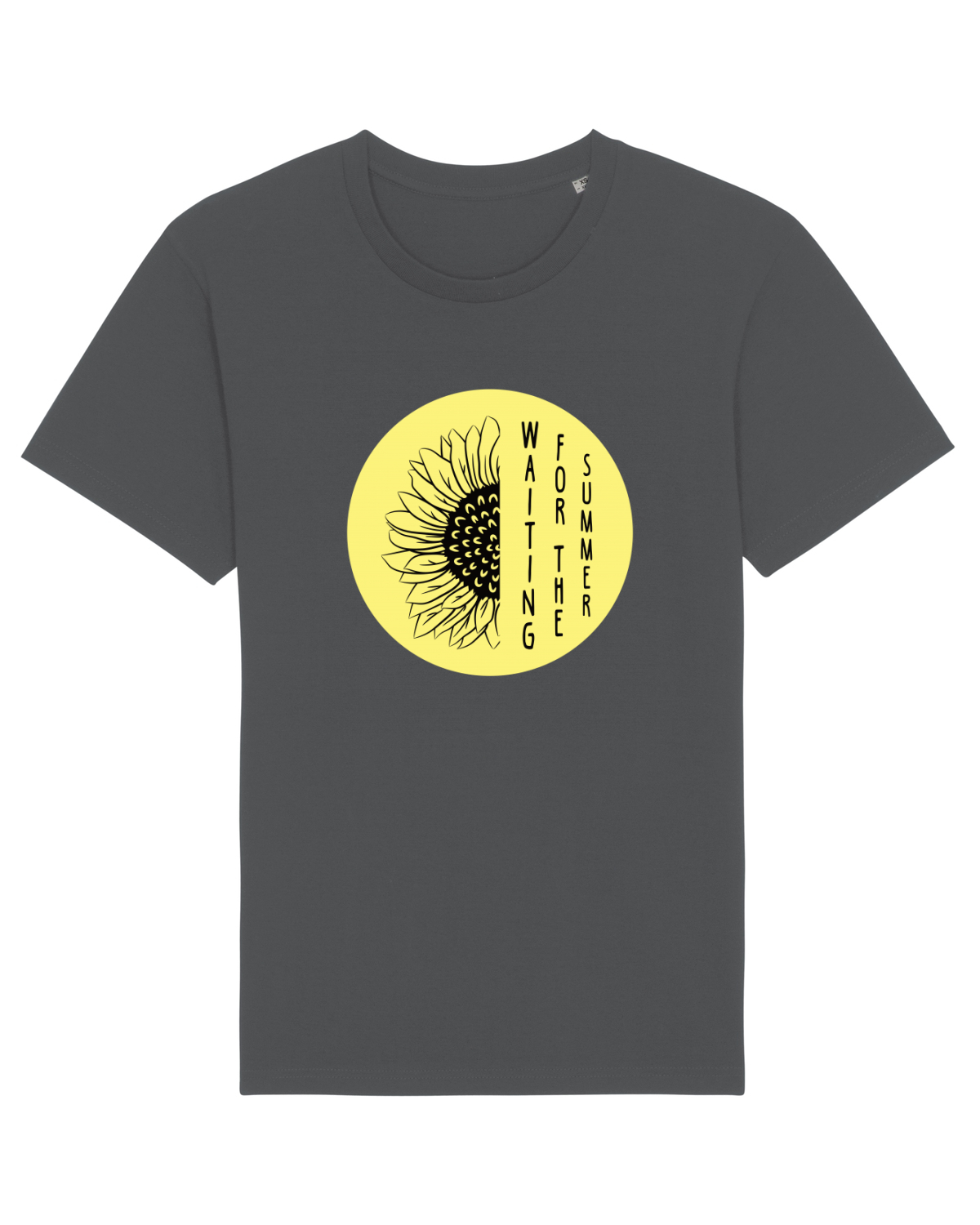Tricou mânecă scurtă Unisex Rocker Anthracite