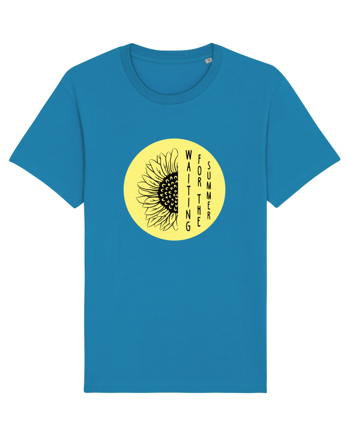 Tricou mânecă scurtă Unisex Rocker Azur