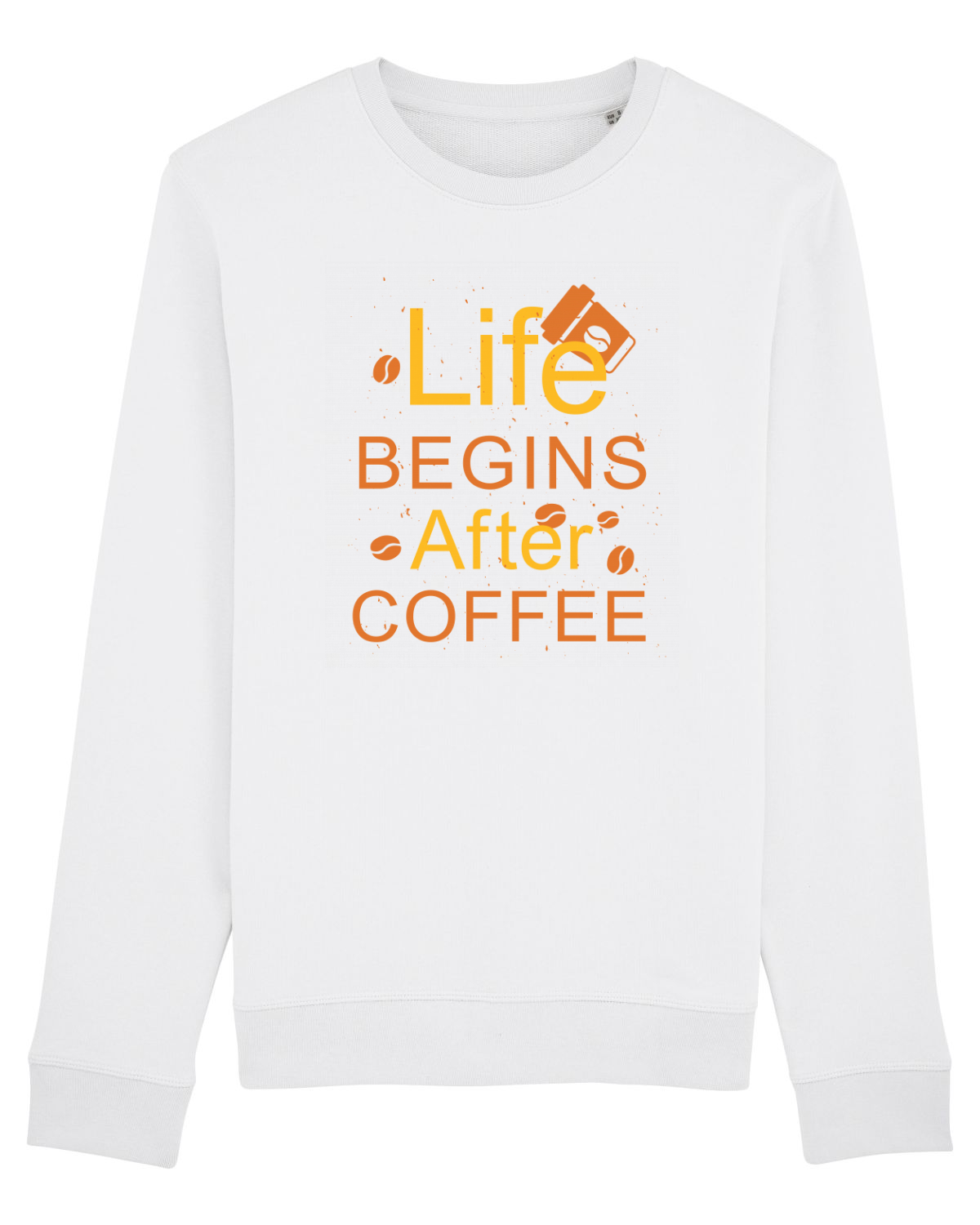 Bluză mânecă lungă Unisex Rise White