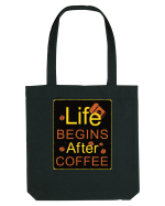 After Coffee - black Sacoșă textilă