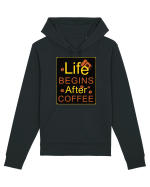After Coffee - black Hanorac Unisex Drummer