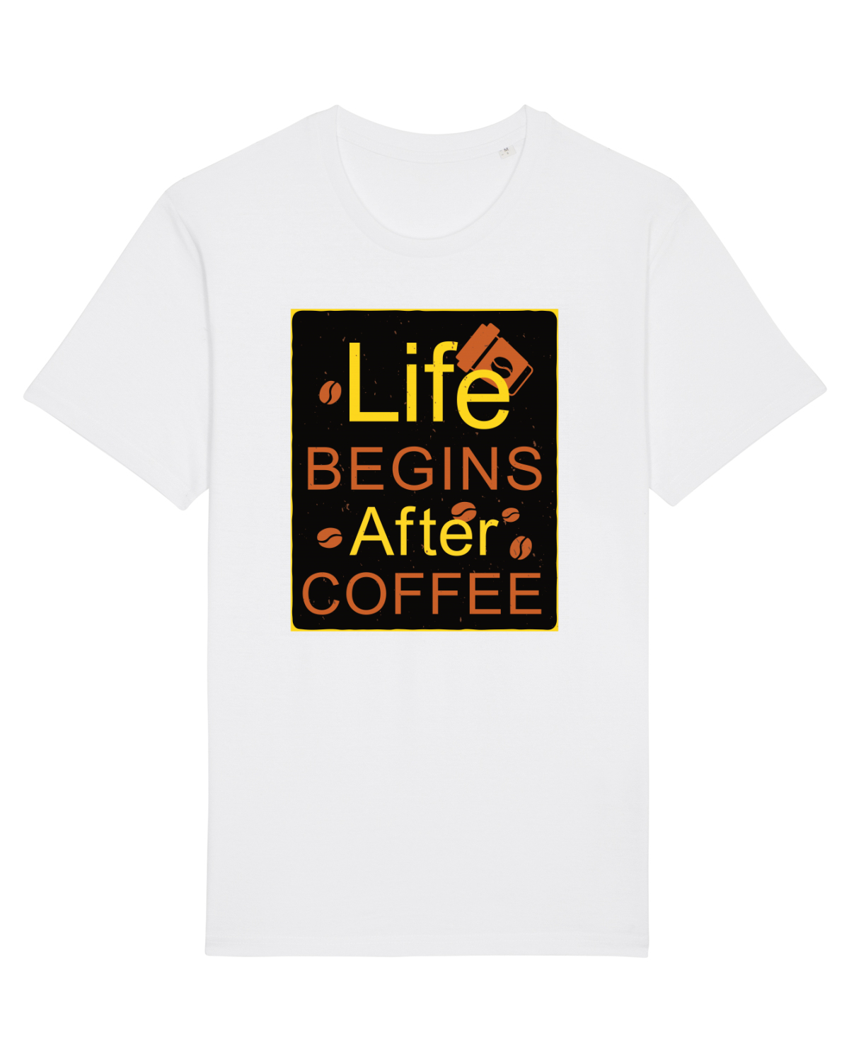 Tricou mânecă scurtă Unisex Rocker White