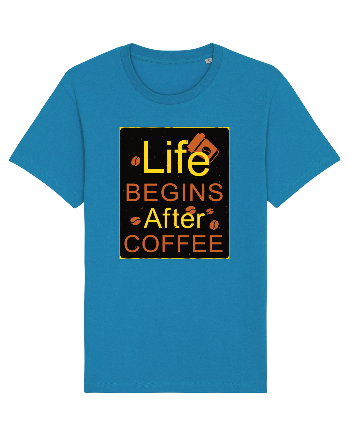 Tricou mânecă scurtă Unisex Rocker Azur