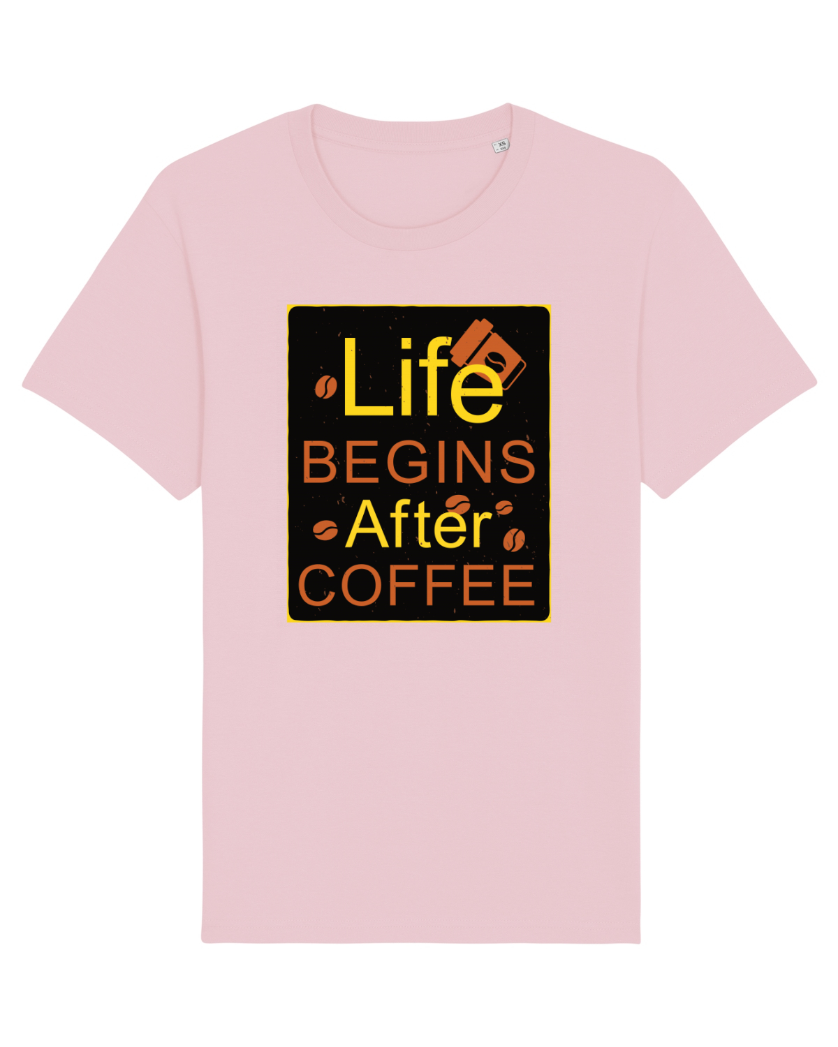 Tricou mânecă scurtă Unisex Rocker Cotton Pink