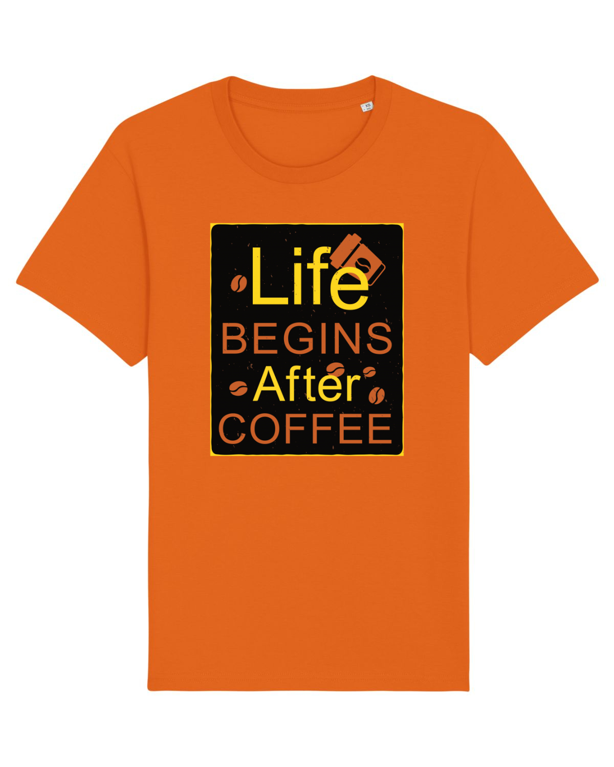 Tricou mânecă scurtă Unisex Rocker Bright Orange