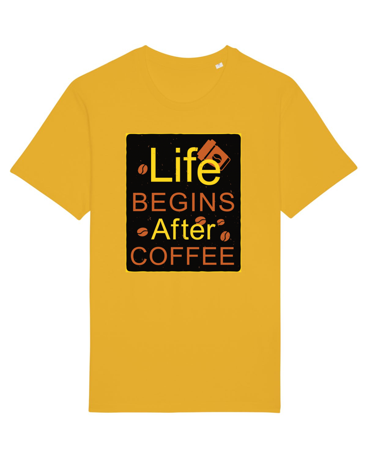 Tricou mânecă scurtă Unisex Rocker Spectra Yellow