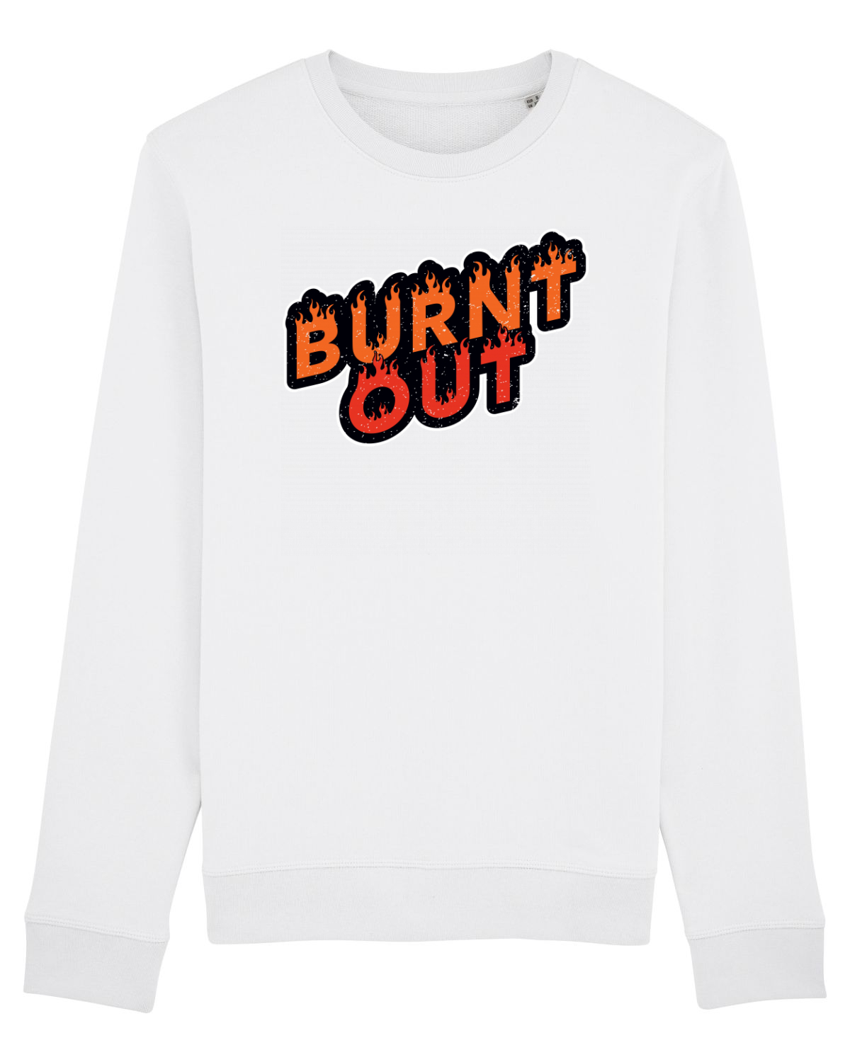 Bluză mânecă lungă Unisex Rise White