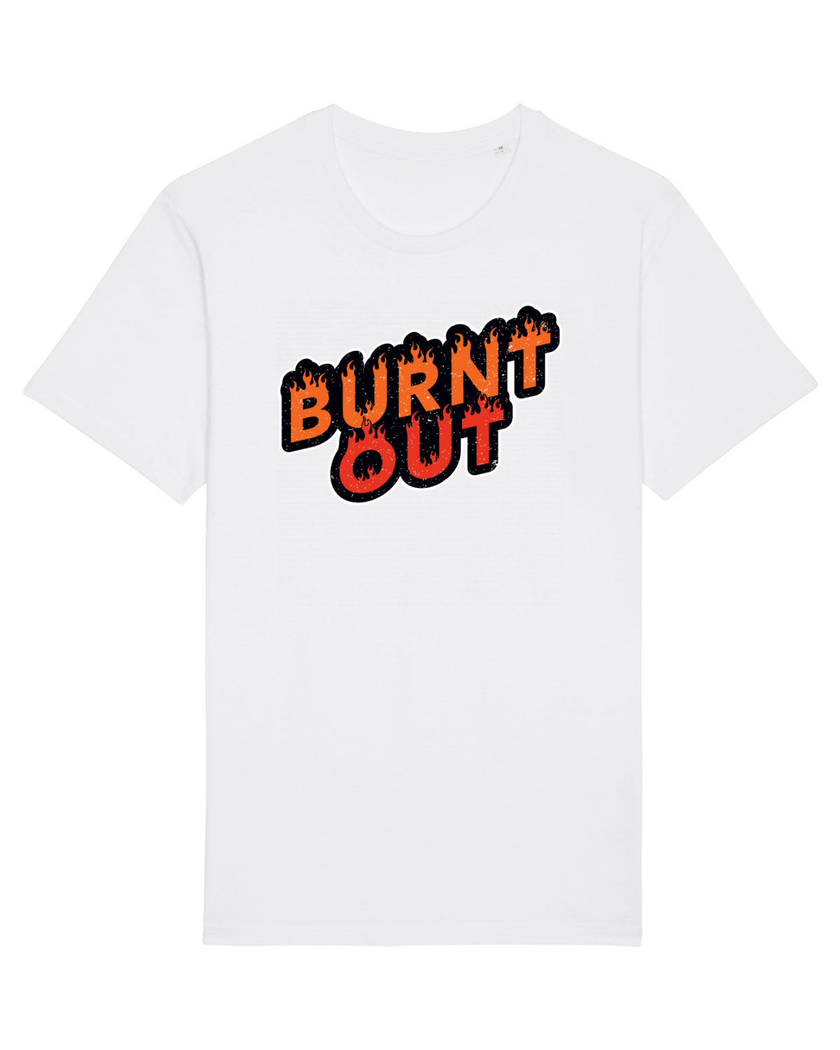 Tricou mânecă scurtă Unisex Rocker White