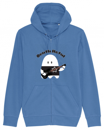 Funny Kawaii Metal Ghost Bright Blue