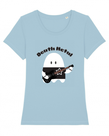 Funny Kawaii Metal Ghost Sky Blue