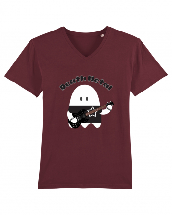 Funny Kawaii Metal Ghost Burgundy