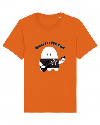 Funny Kawaii Metal Ghost Bright Orange