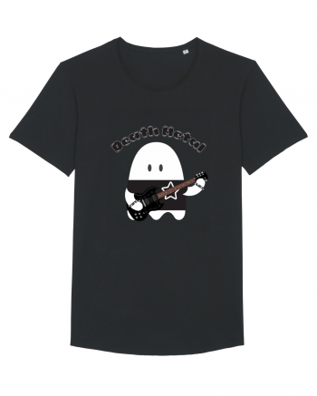 Funny Kawaii Metal Ghost Black