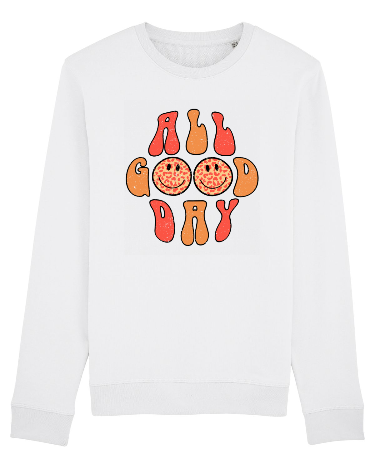 Bluză mânecă lungă Unisex Rise White