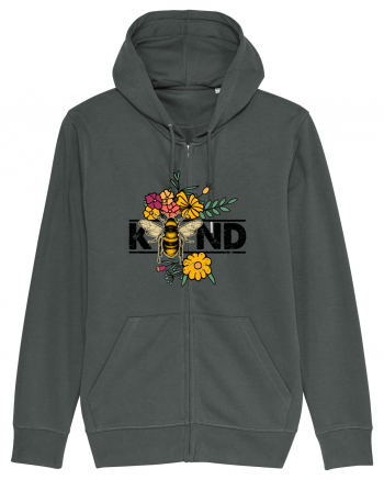 Bee Kind Wild Flower Vintage Anthracite