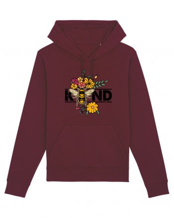 Bee Kind Wild Flower Vintage Burgundy