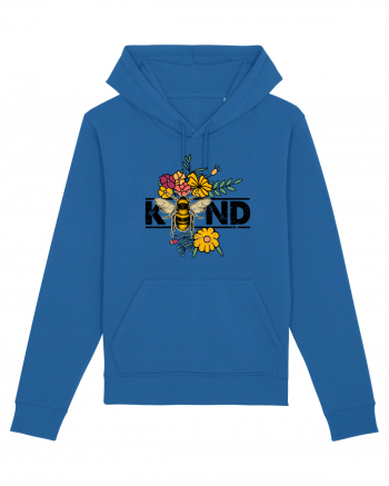 Bee Kind Wild Flower Vintage Royal Blue