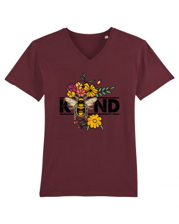 Bee Kind Wild Flower Vintage Burgundy