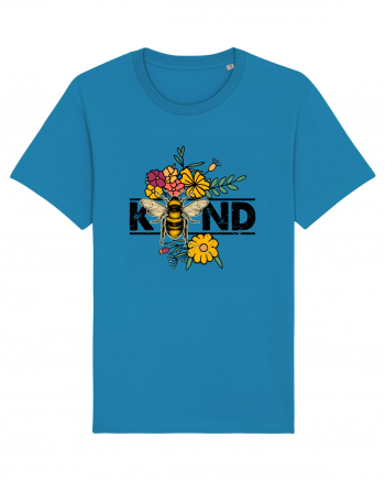 Bee Kind Wild Flower Vintage Azur