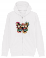 Be Free Butterfly Retro Hanorac cu fermoar Unisex Connector