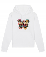 Be Free Butterfly Retro Hanorac Unisex Drummer
