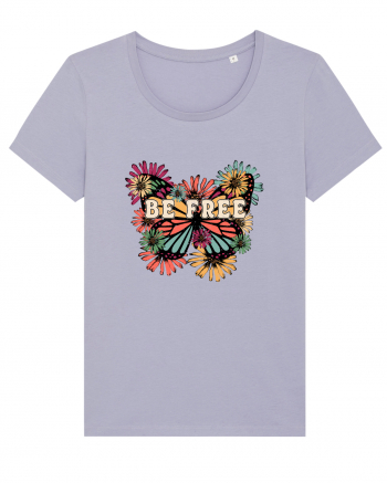 Be Free Butterfly Retro Lavender