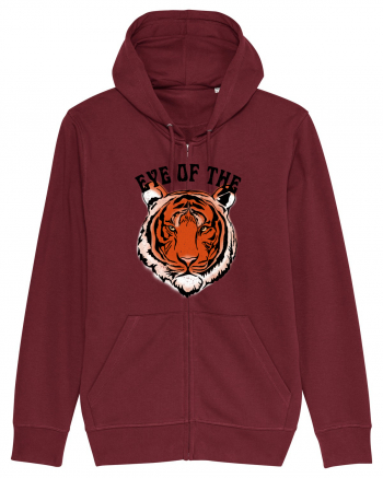 Eye Of The Tiger Retro Burgundy