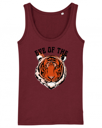 Eye Of The Tiger Retro Burgundy