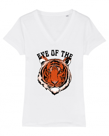 Eye Of The Tiger Retro White