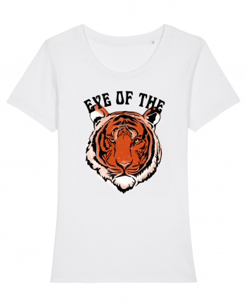 Eye Of The Tiger Retro White