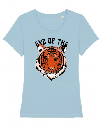 Eye Of The Tiger Retro Sky Blue