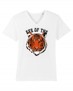 Eye Of The Tiger Retro Tricou mânecă scurtă guler V Bărbat Presenter