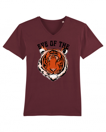 Eye Of The Tiger Retro Burgundy